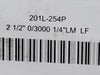 PIC GAUGES 2-1/2" Pressure Gauge 3000 PSI, 1/4" NPT, 201L-254P