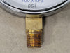 PIC GAUGES 3-1/2" Pressure Gauge 200 PSI, 1/4" NPT, 101D-354G