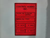 CONTROL WORKS INC. Filtration Control Panel FCP-215042, 120V, 15A, 1PH, PARKER 751000MAX