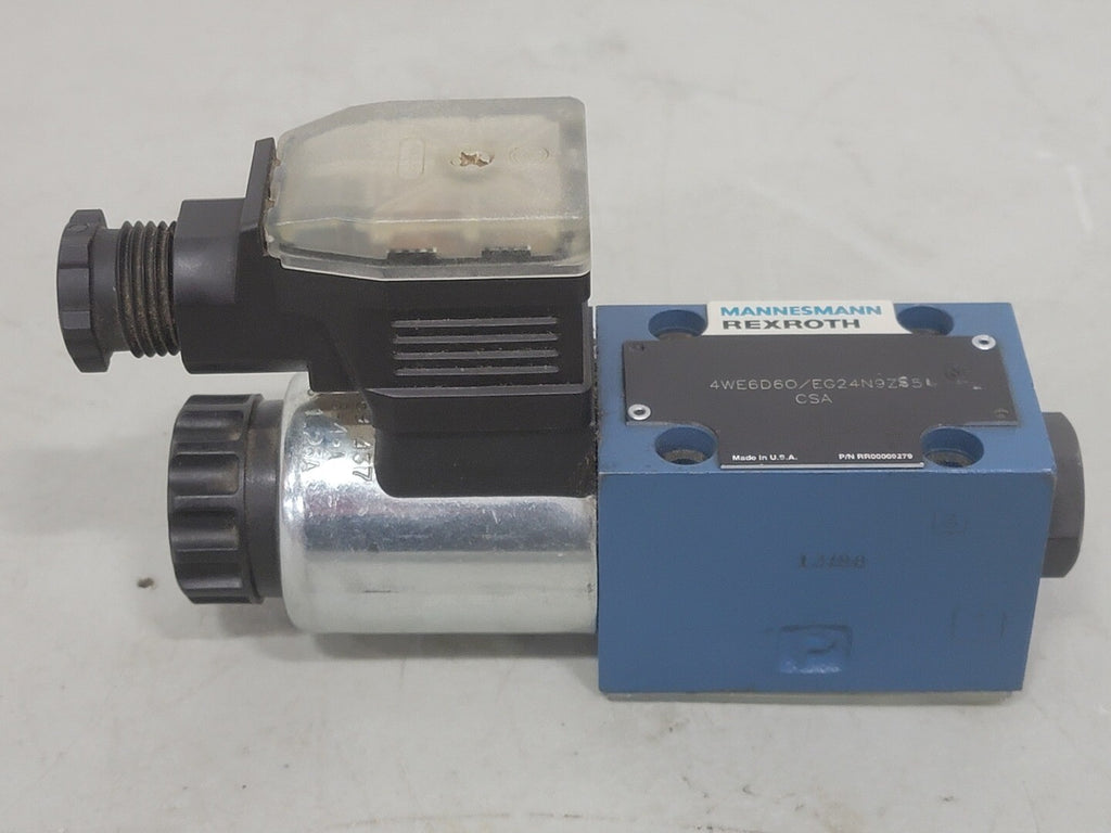REXROTH Solenoid Directional Valve 4WE6D60/EG24N9ZS5L, P/N RR00009279