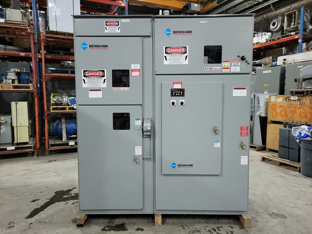 BENSHAW 450 hp, 5 kV, Soft Starter CFMVRSM18-450-4160-1 w/ 5 kV Interrupter Switch