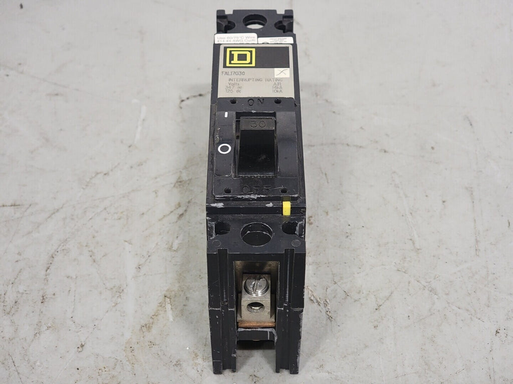SQUARE D 30 Amp, 1 Pole, 347 volts Circuit Breaker FAL17030
