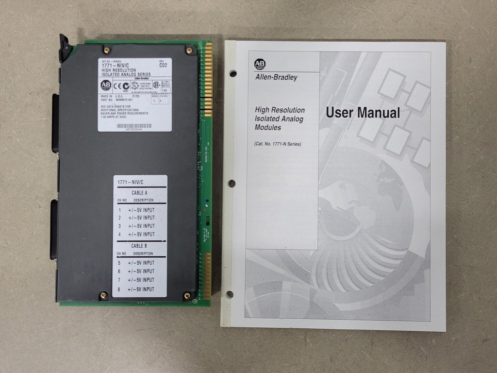 ALLEN-BRADLEY High Resolution Isolated Analog Series 1771-NIV/C