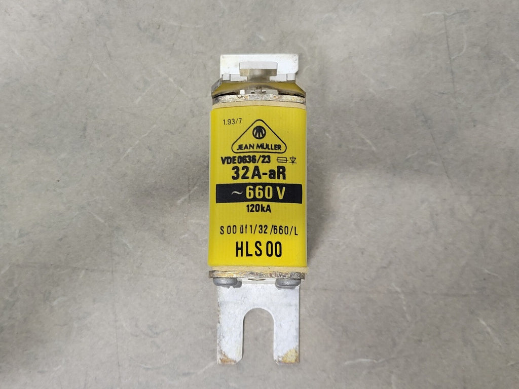 JEAN MULLER 32 Amp Class AR Fuse 32A-aR (Box of 3)