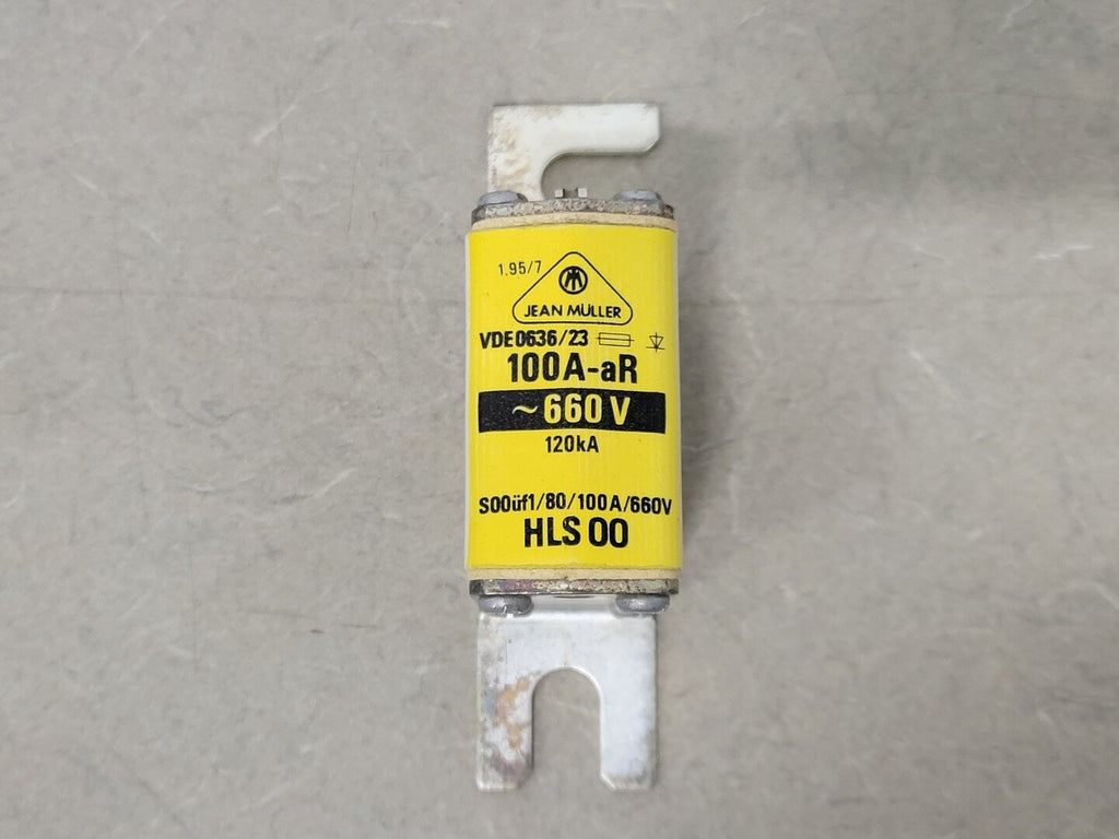 JEAN MULLER 100 Amp Class AR Fuse 100A-aR (Box of 2)