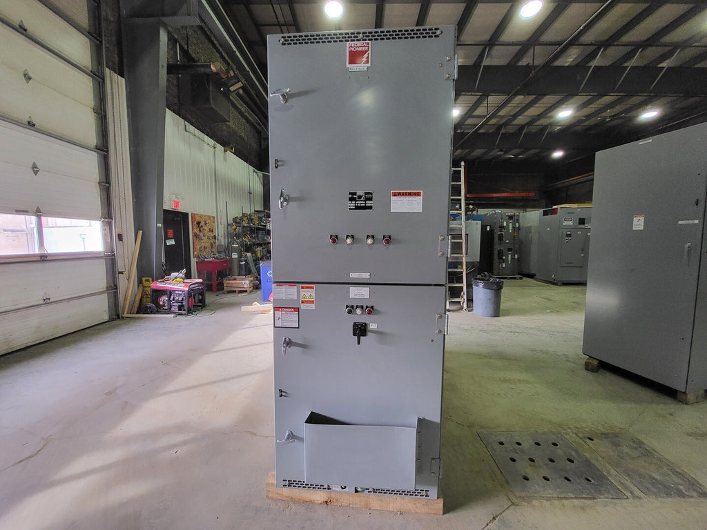 FEDERAL PIONEER 1200A 4160V Switchgear, Main Breaker & Tie Breaker w/ 2 Auxiliary Units