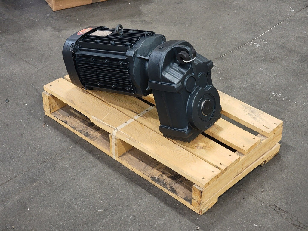 SEW-EURODRIVE 7.5 hp Parallel Shaft Helical Gearmotor FA57/G DRE132M4