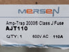 FERRAZ SHAWMUT 110 Amp Class J Time Delay Fuse AJT110