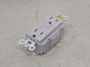 LEGRAND 15A, 125V Self-Test GFCI Duplex Receptacle PT1597-GRY