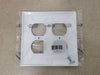 PASS & SEYMOUR Trademaster Wall Plate 2-Gang 2-Duplex TP82-W (Box of 20)