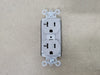 PASS & SEYMOUR 20A 125V Plugtail Duplex Receptacle PT5362-GRY (Box of 10)