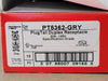 PASS & SEYMOUR 20A 125V Plugtail Duplex Receptacle PT5362-GRY (Box of 10)