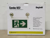 BEGHELLI 0.02 Amp Emergency Exit Sign VE2-RM-L-U-0LR-M