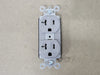 LEGRAND 20 Amp 125V Plugtail Receptacle Duplex PT5362GRY (Box of 12)