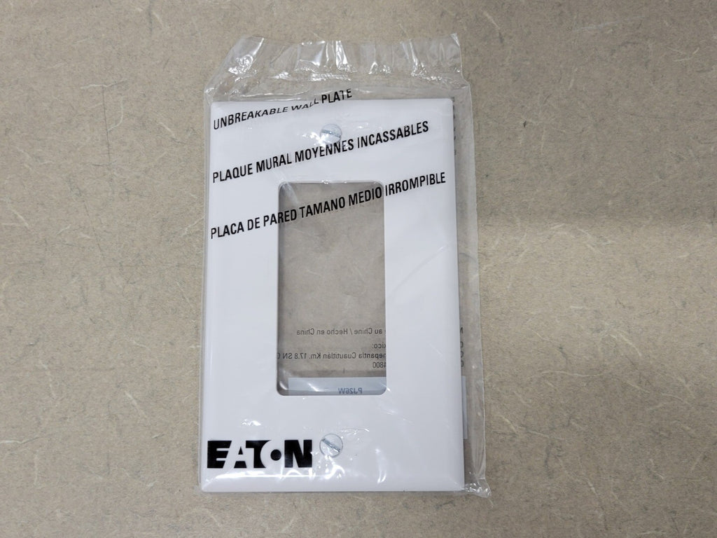 EATON 1-Gang White Wall Plate PJ26W (Box of 31)