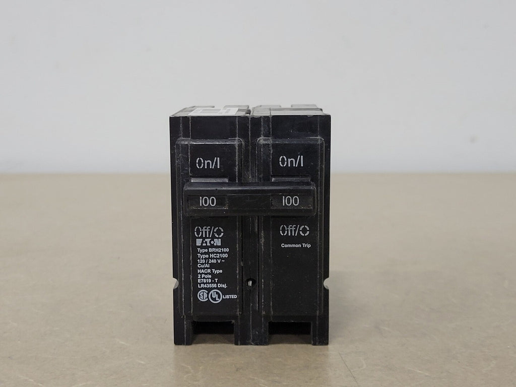 EATON 100 Amp, 2 Pole, 120/240 volts Circuit Breaker BRH2100