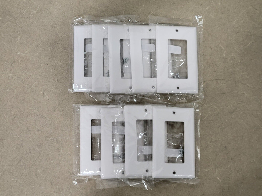 EATON 1-Gang Cover Thermoset Wall Plates 2151W (Box of 9)