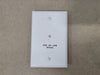 NOTIFIER End-Line Mounting Plate EOL-CW (Box of 17)