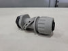HUBBELL 1/2" Non-Metallic Straight Liquid Tight Conduit Fitting PS0509NGY