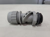 HUBBELL 1/2" Non-Metallic Straight Liquid Tight Conduit Fitting PS0509NGY