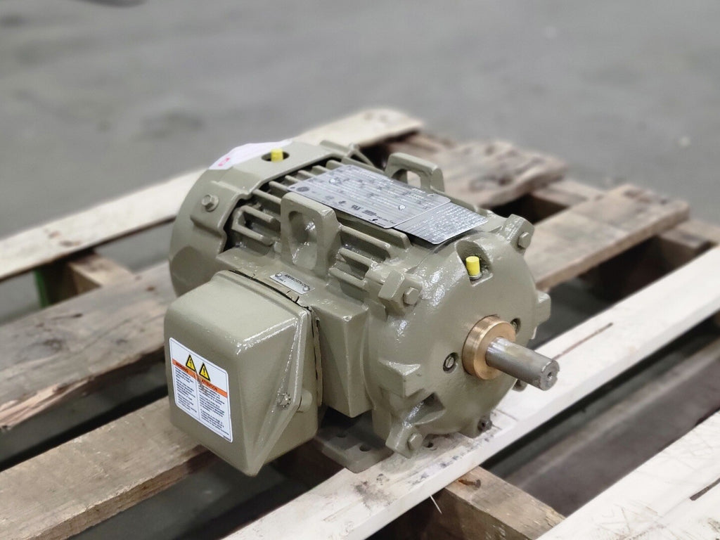 GE MOTORS 2 hp, 460 volts, 3525 rpm, 145T, Electric Motor 5KS145XAA108D1 (M8907)