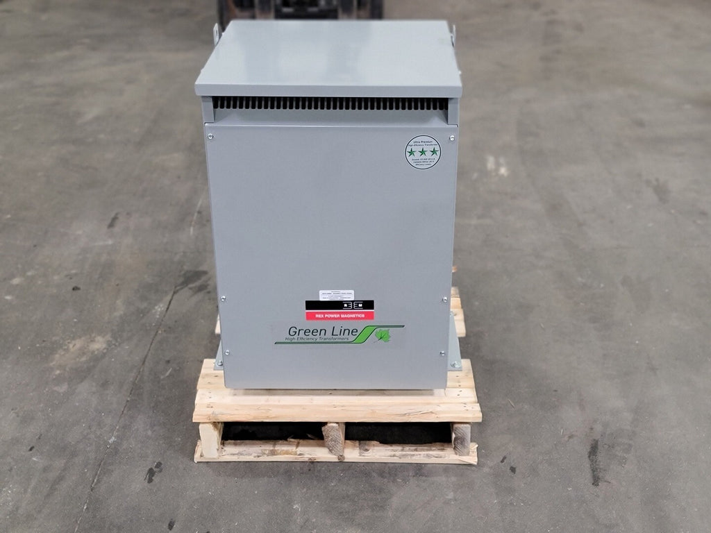 REX POWER MAGNETICS 45 kVA Transformer, 600 pri. volts, 120/208Y sec. volts BA45J-M/Z3