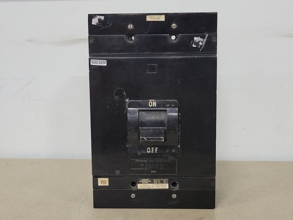 SQUARE D 800 Amp, 3 Pole, 600 volts Circuit Breaker MAL36800