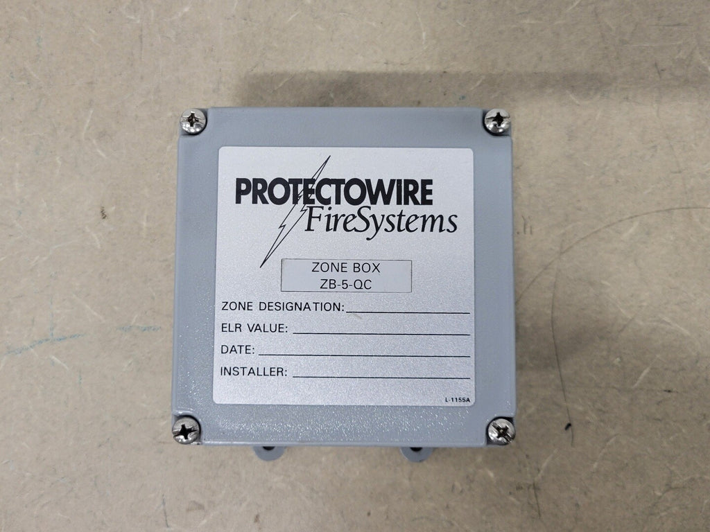 PROTECTOWIRE  Fire System Zone Box ZB-5-QC with DRTB-T-2 Terminal Block