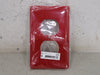 HUBBELL 1-Gang Duplex Receptacle Wallplate Red NP8R (Box of 21)