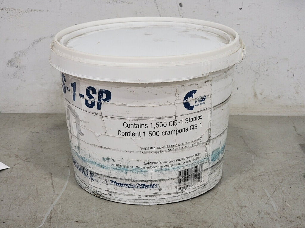 IBERVILLE Cable Staples S-1-SP (Bucket of 1500 pcs)