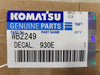 KOMATSU Decal WB2249 