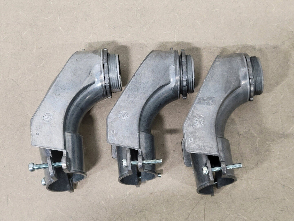 1-1/2" 90 Deg Flex Squeeze Connector (Box of 3)