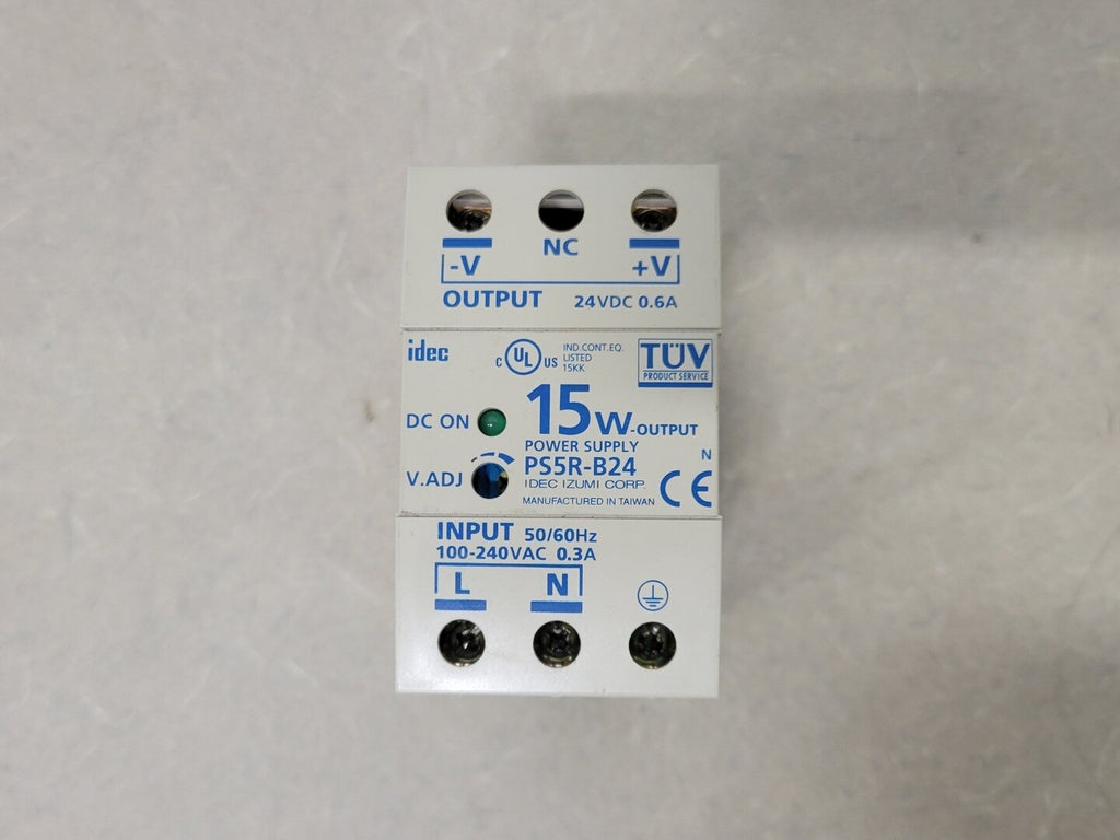IDEC Switching Power Supply PS5R-B24 24VDC 15W