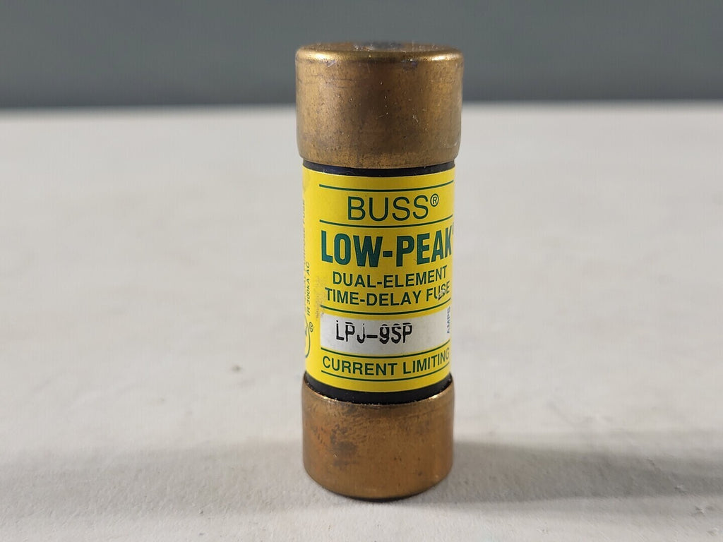 BUSSMANN 9 Amp Class J Time Delay Fuse LPJ-9SP (Bag of 3 pcs)