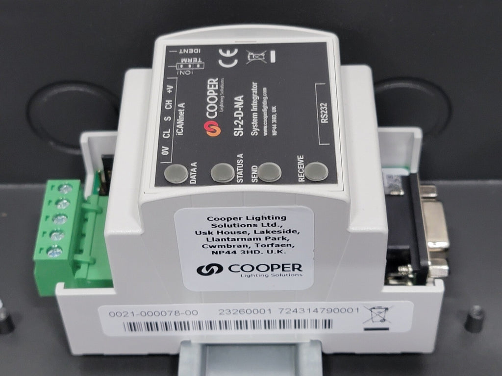 COOPER LIGHTING WaveLinx Wired DIN Rail System Integrator ILX-SI2-D-NA, SI-2-D-NA