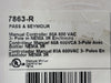 PASS & SEYMOUR 60A, 600VAC, 3P, 3Ph, Nema 3R Manual Motor Controller 7863-R