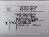 15A 125V Duplex Receptacle 26252-GRY, Gray