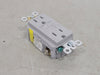 LEGRAND 15A, 125V Self-test GFCI Receptacle 1597GRY