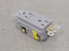 LEGRAND 15A, 125V Self-test GFCI Receptacle 1597GRY