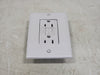 LEGRAND 15A, 125V Self-test GFCI Receptacle 1597GRY