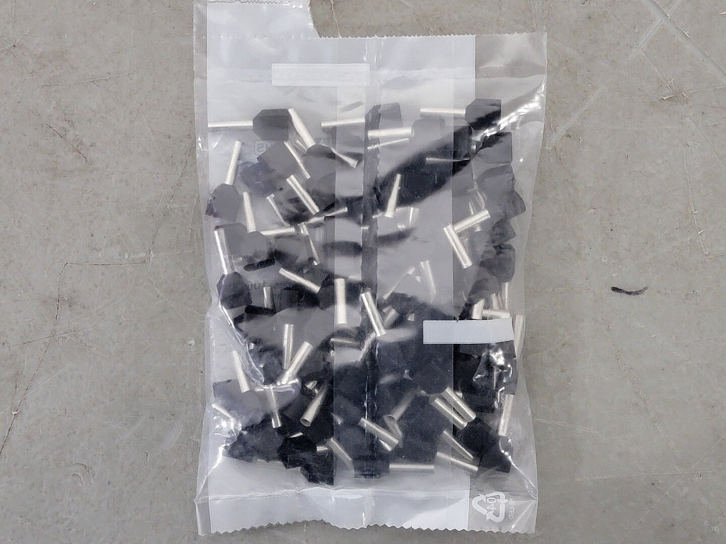 PHOENIX CONTACT Ferrule Terminal AI-TWIN 2x 1,5-10 BK, Ord 3201534 (Bag of 100)