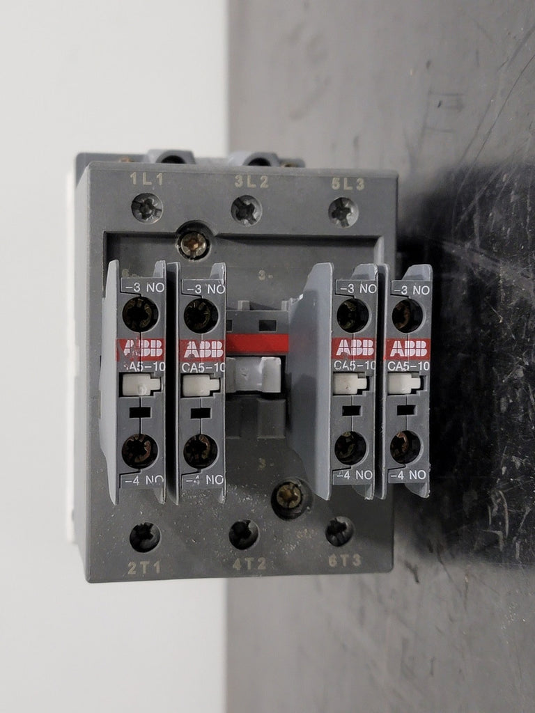 ABB 115 Amp, 3 Pole, 1NO + 1NC, 110/120 VAC Coil Contactor A63-30-11-84