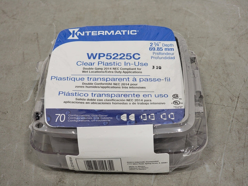 Extra-Duty Plastic In-Use Weatherproof Cover, Double-Gang, WP5225C
