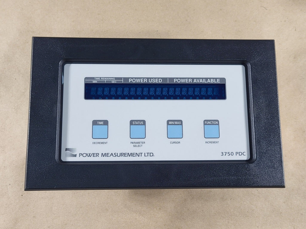 POWER MEASUREMENT LTD 0.2 Amp 132 Volts Power Demand Controller 3750 PDC 