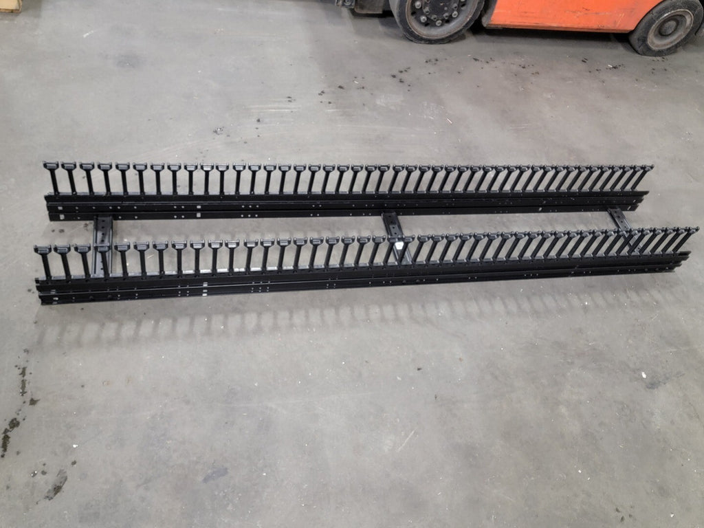 BELDEN Double Sided High Density Vertical Cable Manager, 12"W x 84"H, BHVHH12