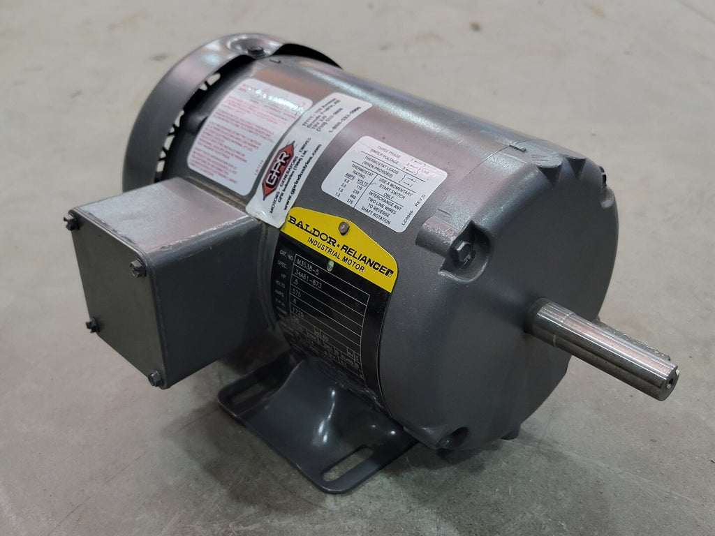 BALDOR 1/2 hp, 575 volts, 1725 rpm, 56, 3ph, Electric Motor M3538-5
