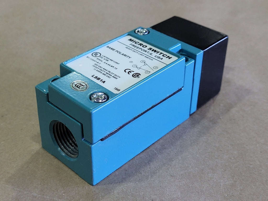 HONEYWELL Heavy Duty Limit Switch NEMA A600, 10A, 600VAC, LSB1A