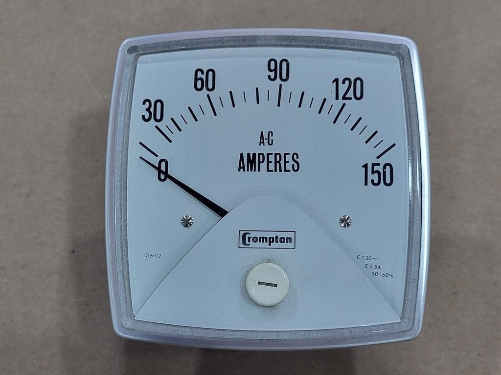 CROMPTON INSTRUMENTS Panel Meter 016-02AA-LSPZ, 0-150