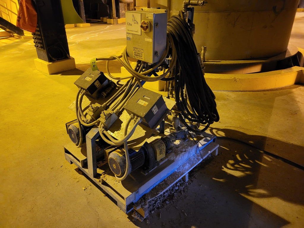 skid w/ 2 x metering pumps