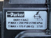 PARKER 1/4" Pneumatic Pressure Regulator 06R113AC
